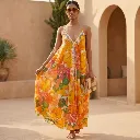 ADITI STRAP SHOULDER LONG DRESS