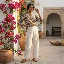 KANIKA  GATHERED COLLAR TOP