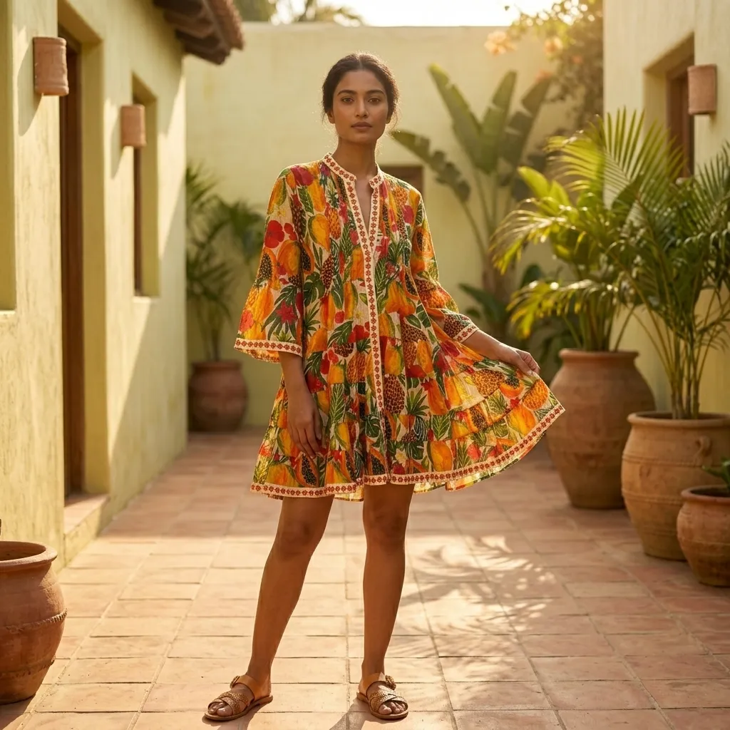 AAKRUTI PINTEX  SHORT DRESS