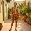 AAKRUTI PINTEX  SHORT DRESS