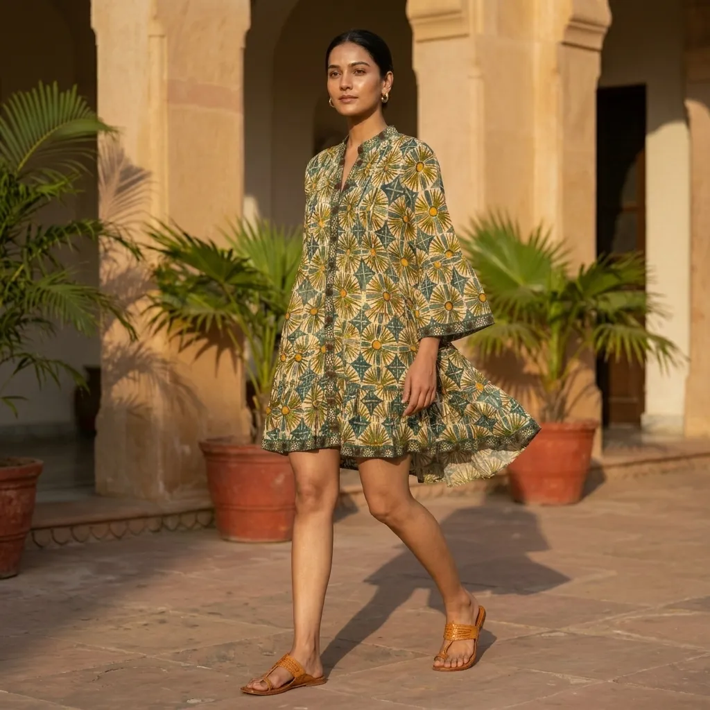 AAKRUTI PINTEX  SHORT DRESS