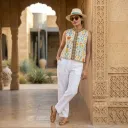 YASHIKA SLEEVE LESS TOP