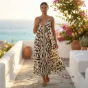 ADITI STRAP SHOULDER LONG DRESS