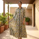 DEEPIKA CAMBRIC CLASSIC LONG DRESS