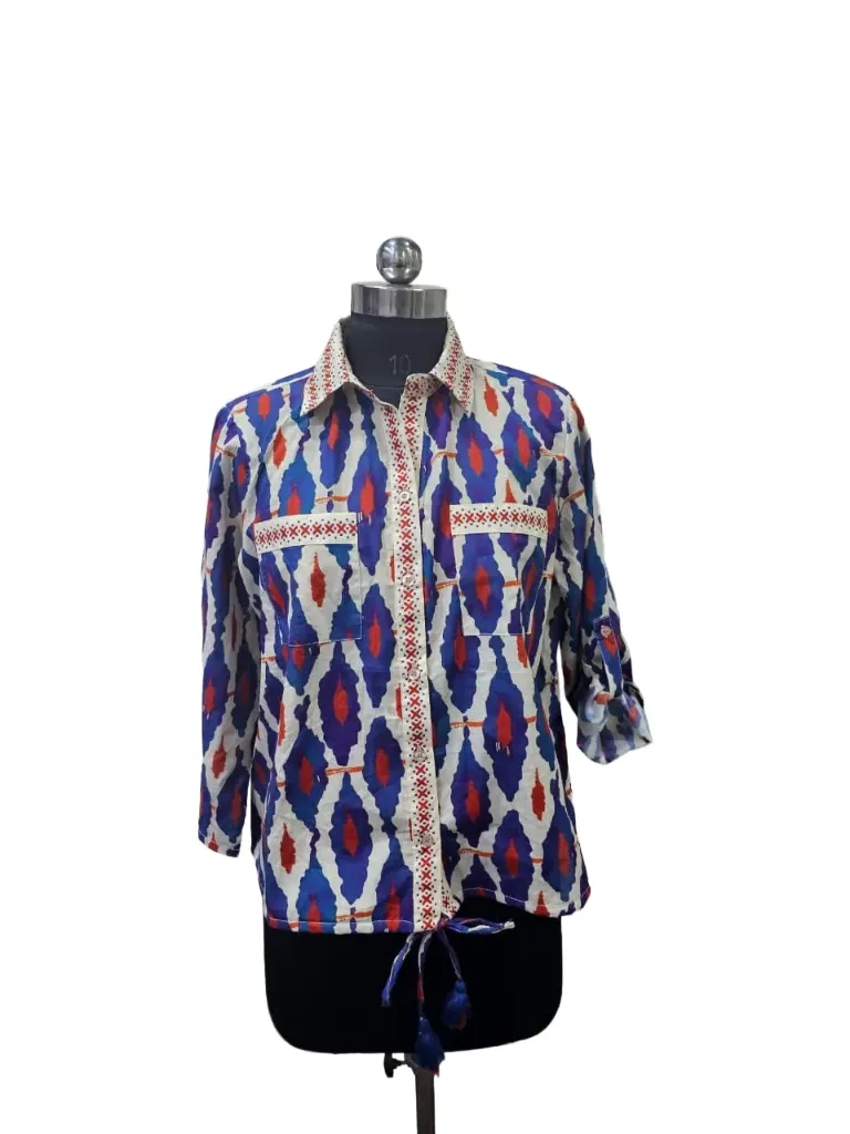 AARNA WAIST TIE-UP SHIRT