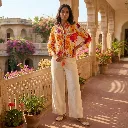 AARNA WAIST TIE-UP SHIRT