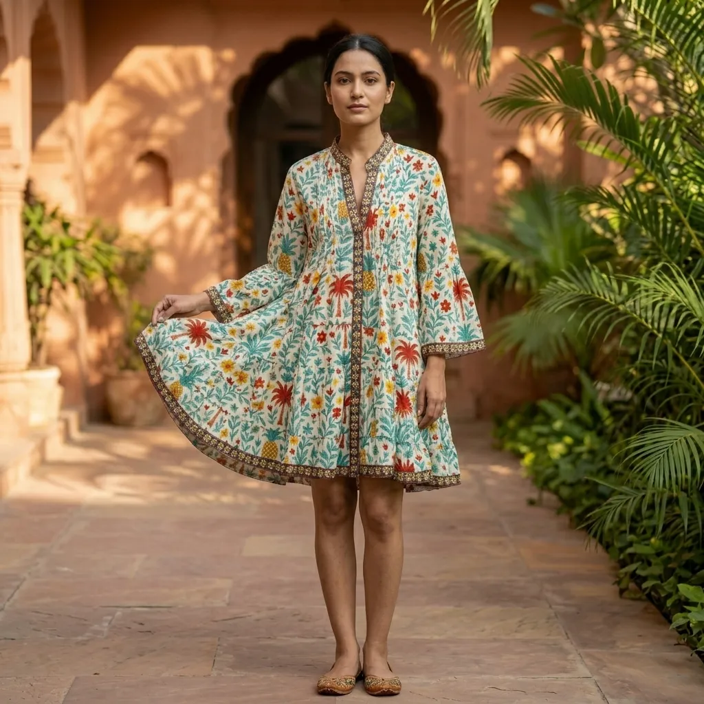 AAKRUTI PINTEX  SHORT DRESS