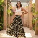 PANKHI ELASTIC WAIST  LONG SKIRT