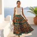 PANKHI ELASTIC WAIST  LONG SKIRT