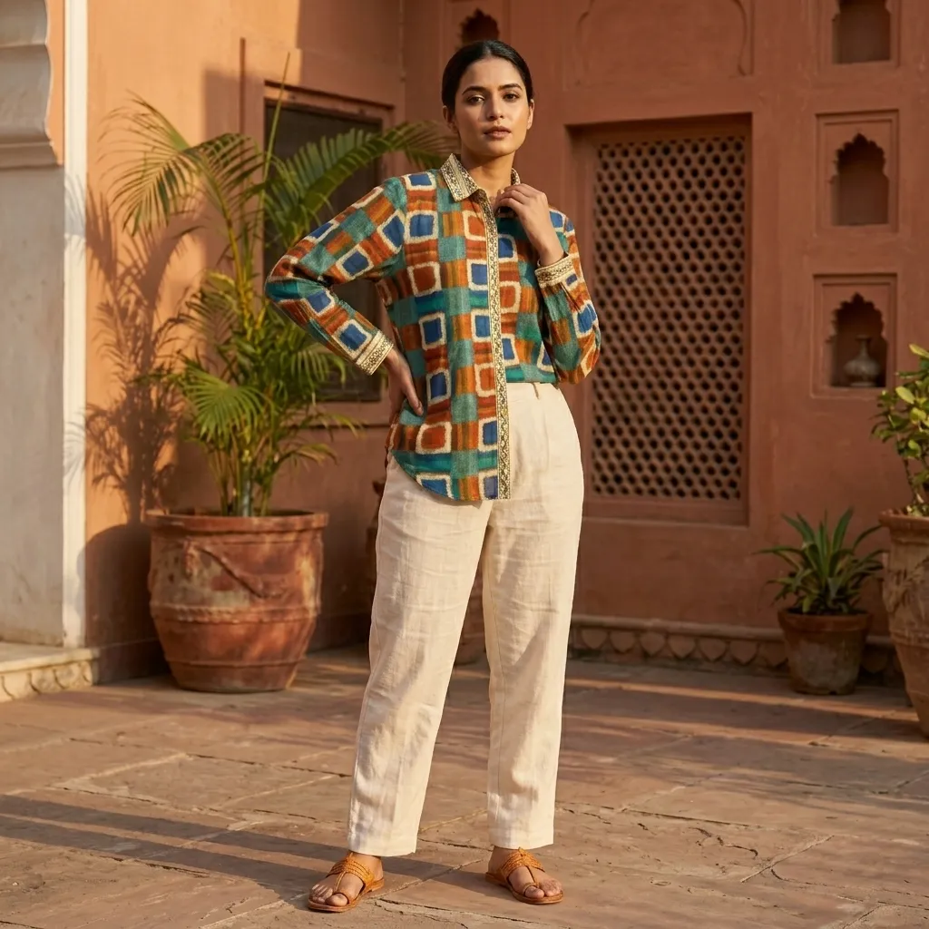 VANYA LUXE DOBBY SHIRT