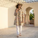 VINITA COTTON EMBROIDERY WESTERN STYLE SHIRT