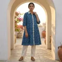VINITA LUXE DOBBY WESTERN STYLE SHIRT