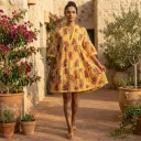 MALTI V-NECK SHORT DRESS