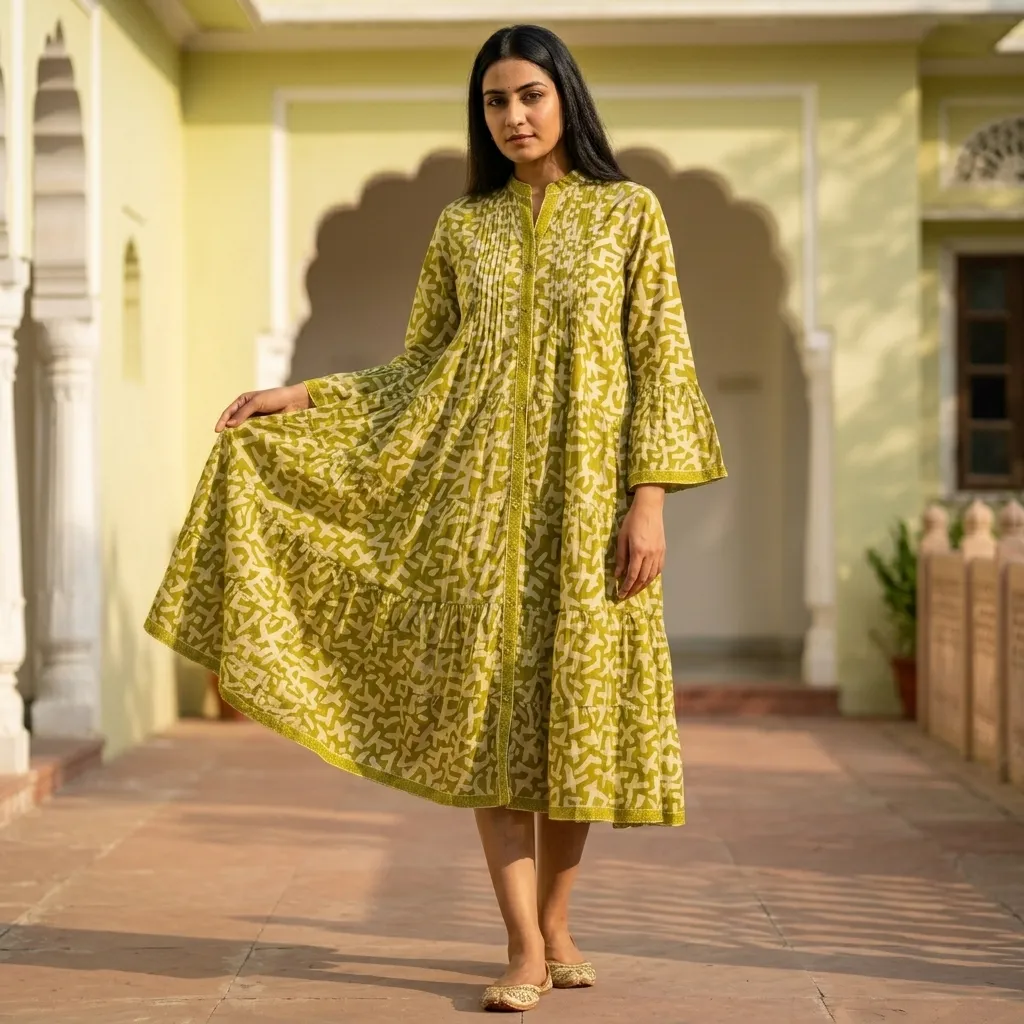 TEENA STRIPPED LONG DRESS