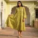 TEENA STRIPPED LONG DRESS