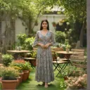 LONG DRESS ETHEREAL PAISLEY/KERI PRINT