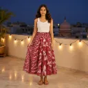 PANKHI HEARTS LONG SKIRT