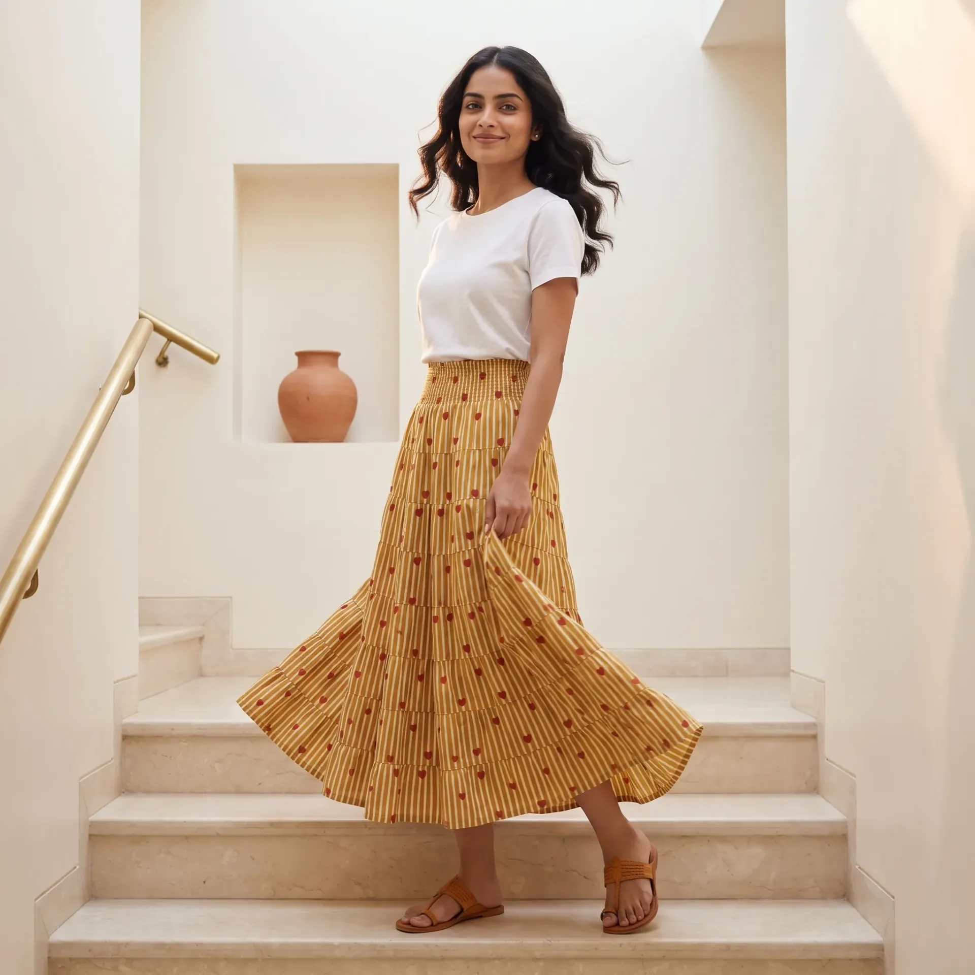 PANKHI HEARTS LONG SKIRT