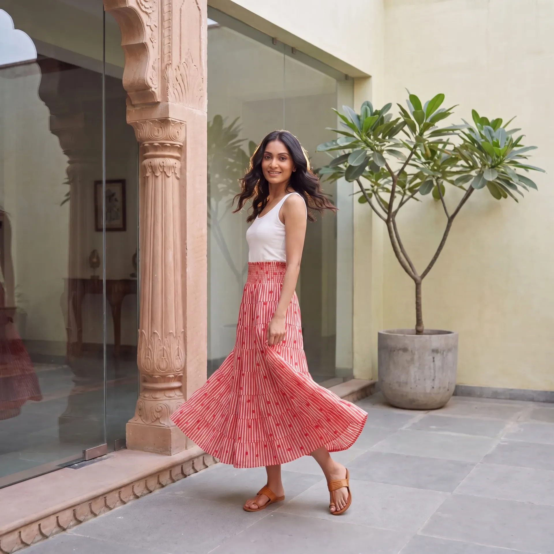 PANKHI HEARTS LONG SKIRT