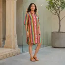 MEGHA ABSTRACT LONG SHIRT