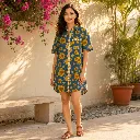 MEGHA ABSTRACT LONG SHIRT