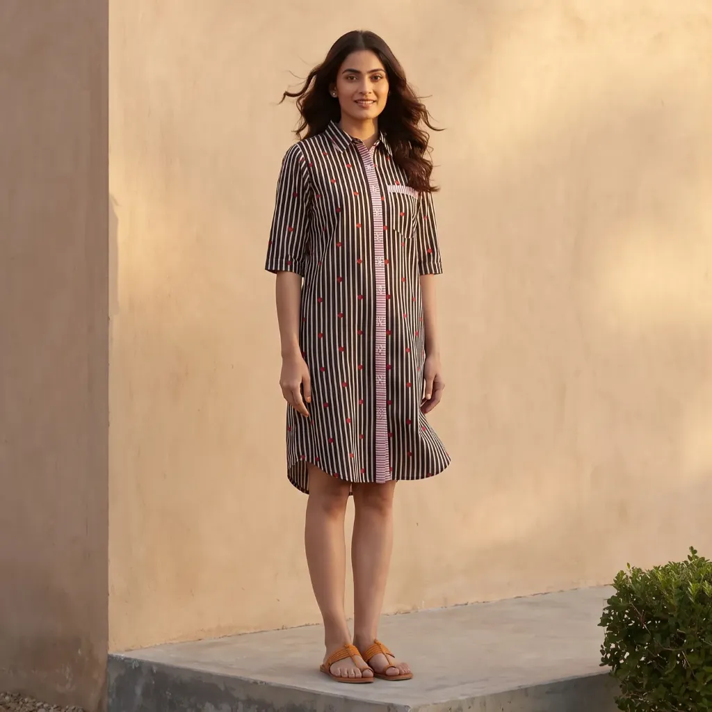 MEGHA HEARTS LONG SHIRT