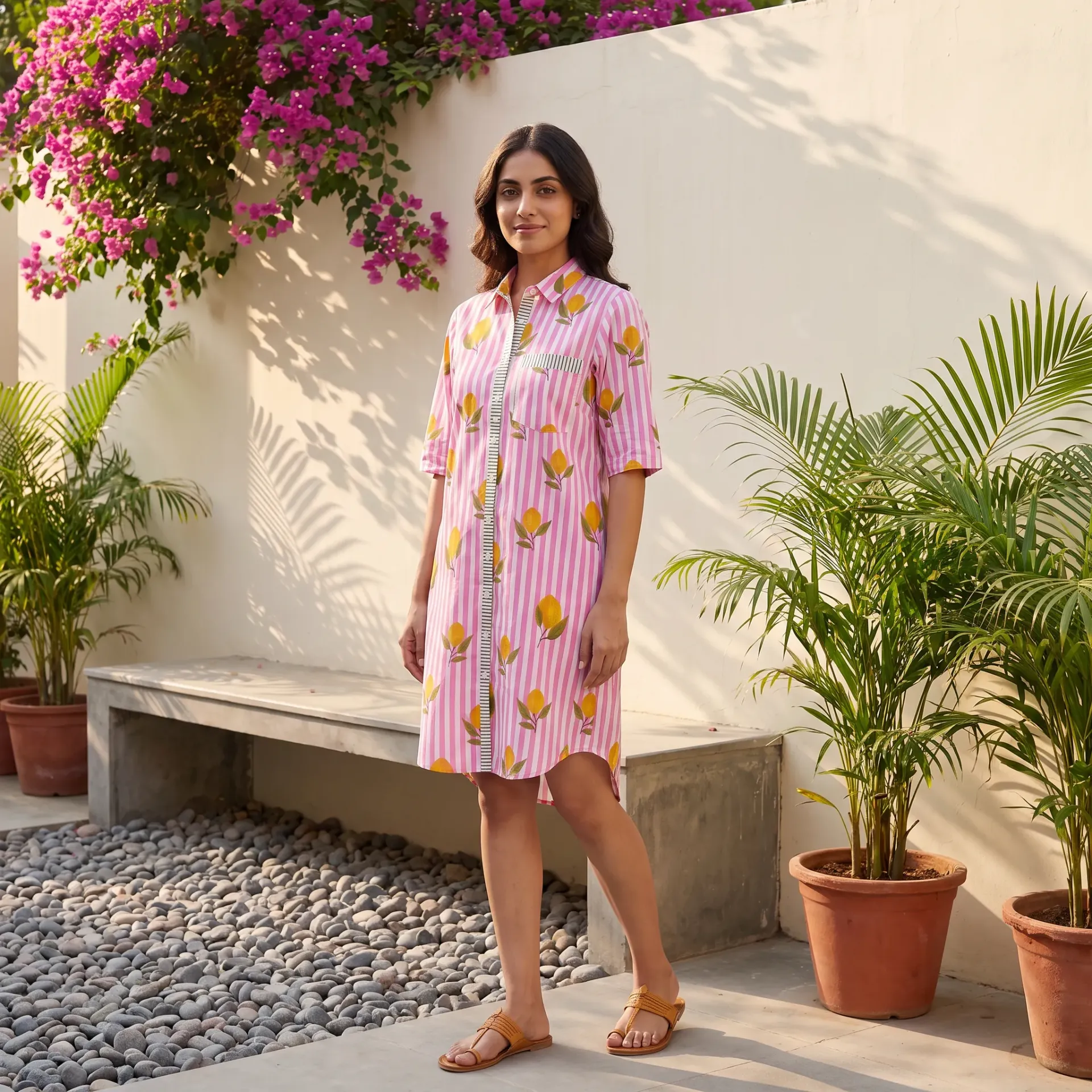 MEGHA FRUITS LONG SHIRT