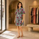 MEGHA FLORAL LONG SHIRT