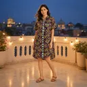 MEGHA TROPICAL LONG SHIRT