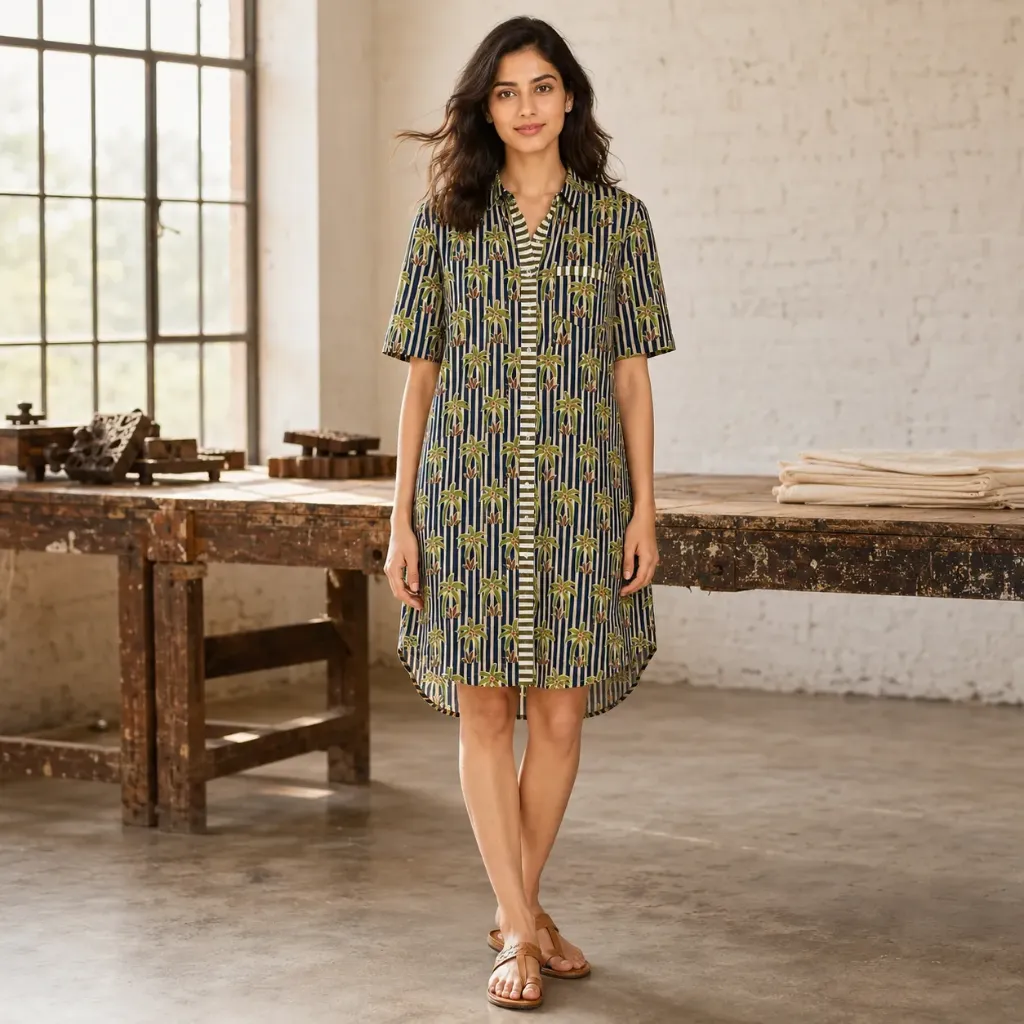 MEGHA TROPICAL LONG SHIRT