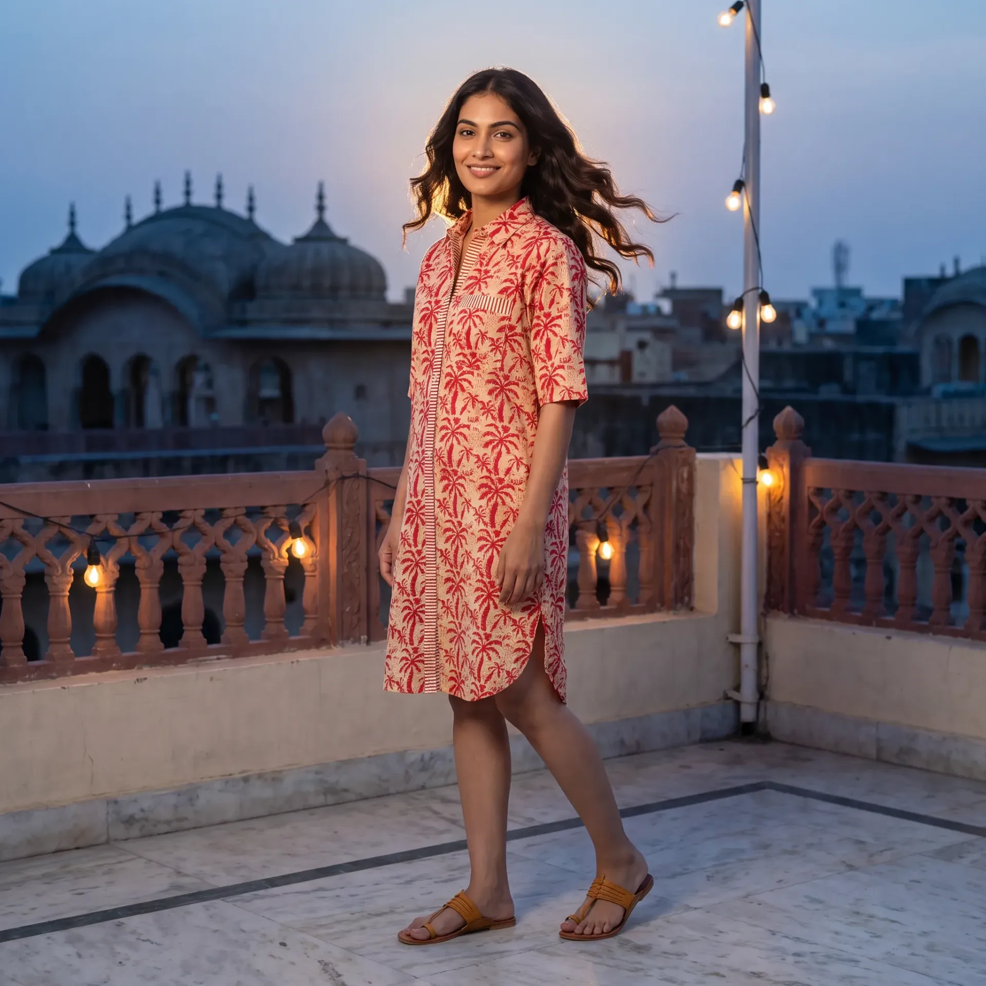 MEGHA TROPICAL LONG SHIRT