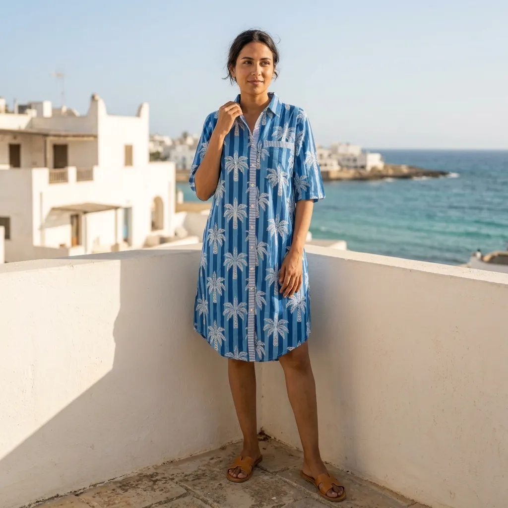 MEGHA TROPICAL LONG SHIRT