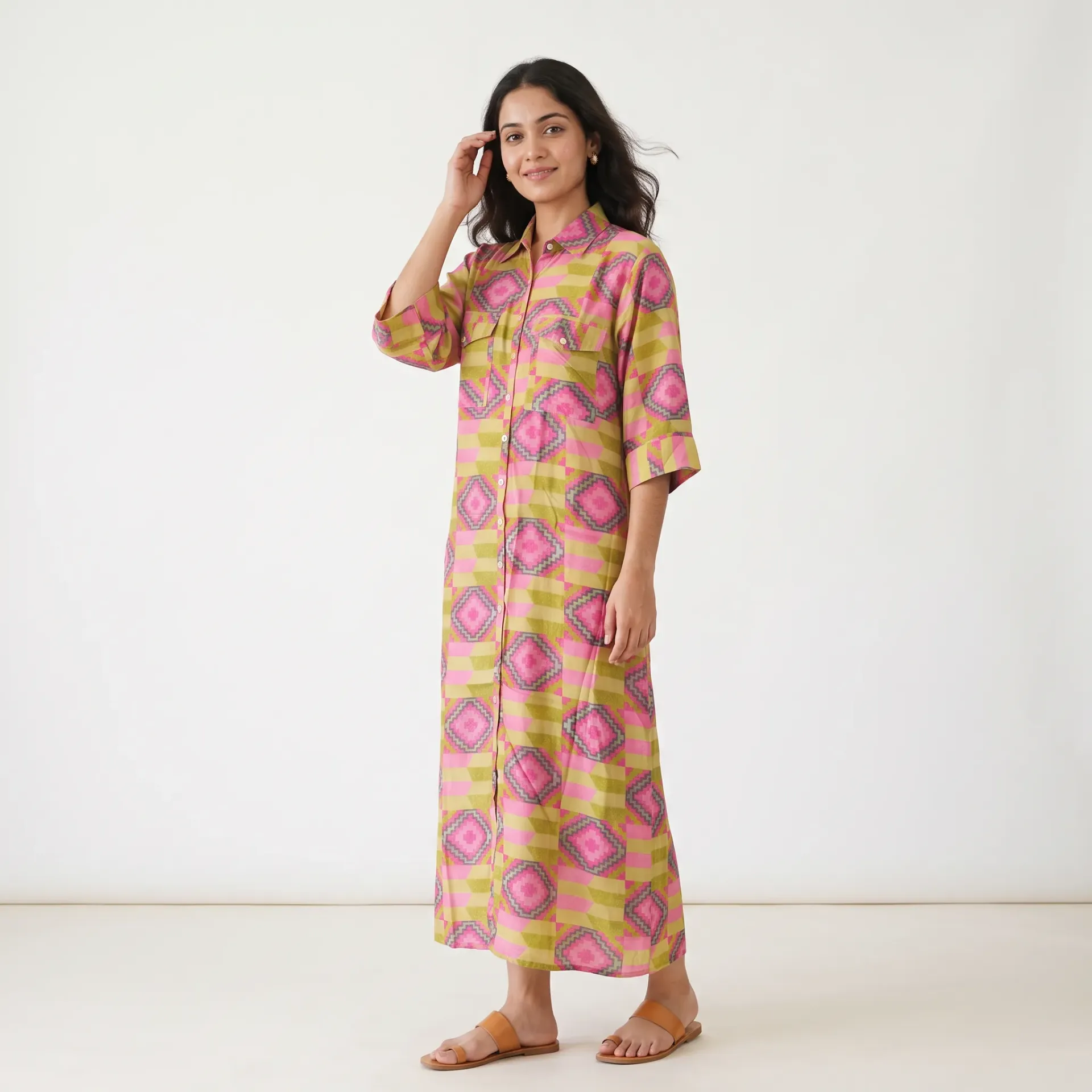 SHEFALI SHIRT DRESS